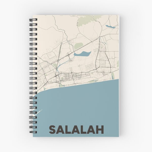 Item preview, Salalah Map designed and sold by MapsNerd.