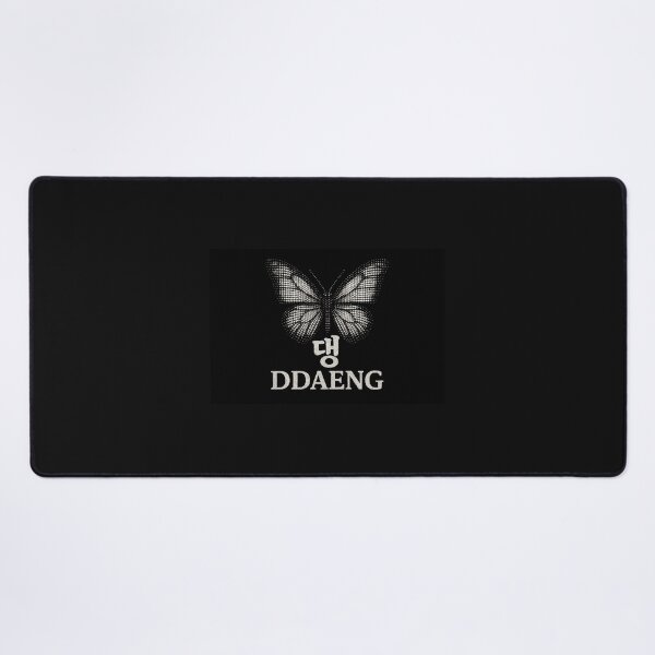 Item preview, Butterfly DDAENG Logo – Minimalist Korean Streetwear Design designed and sold by SiseonStudio.