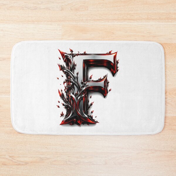 Item preview, Crimson Steel Alphabet of Power Letter F designed and sold by BlissBlvdShop.