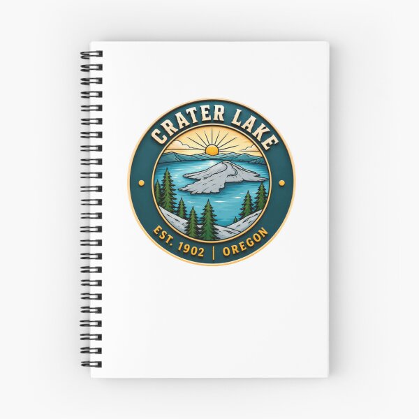 Item preview, Crater Lake Est. 1902 Oregon National Park Travel Souvenir designed and sold by Simsimah26Parks.