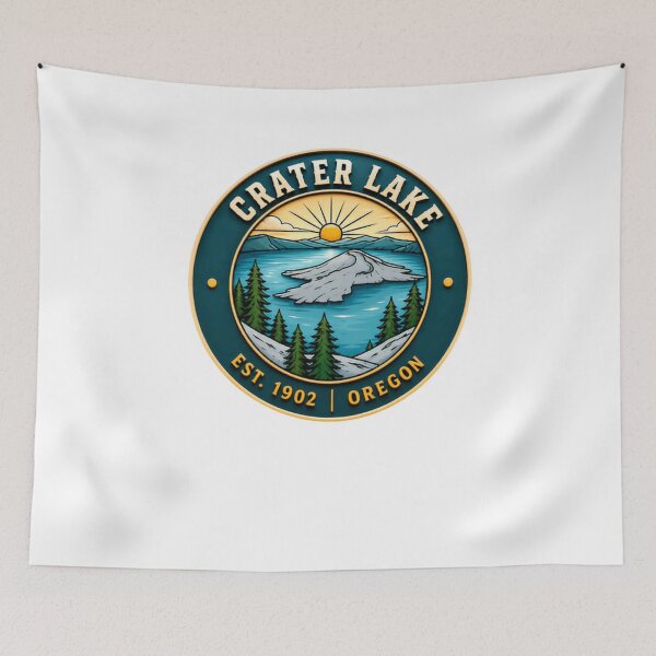 Item preview, Crater Lake Est. 1902 Oregon National Park Travel Souvenir designed and sold by Simsimah26Parks.