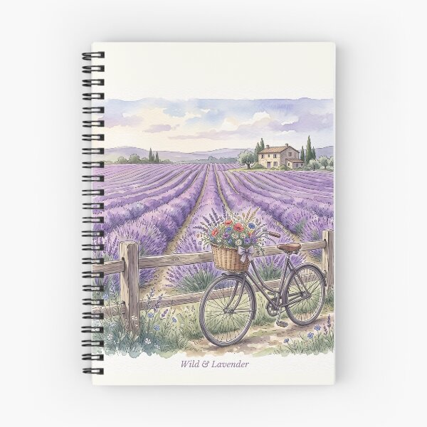 Item preview, Lavender Field Shirt – Wild & Lavender Farmhouse Watercolor Countryside Tee designed and sold by DmaarGroup.