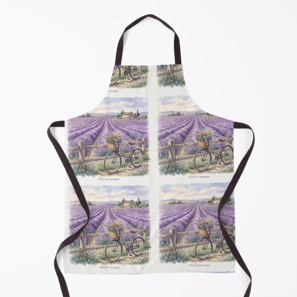 Item preview, Lavender Field Shirt – Wild & Lavender Farmhouse Watercolor Countryside Tee designed and sold by DmaarGroup.