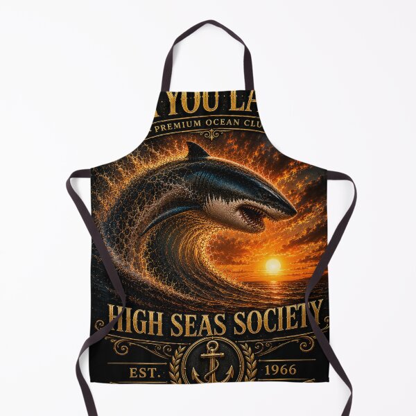 Item preview, High Seas Society Club - Shark - Hai - see you later designed and sold by JBXDesigner.