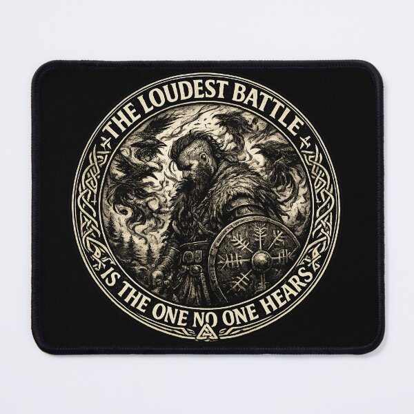 Item preview, The Loudest Battle Is the One No One Hears. designed and sold by Mythborn Saga.
