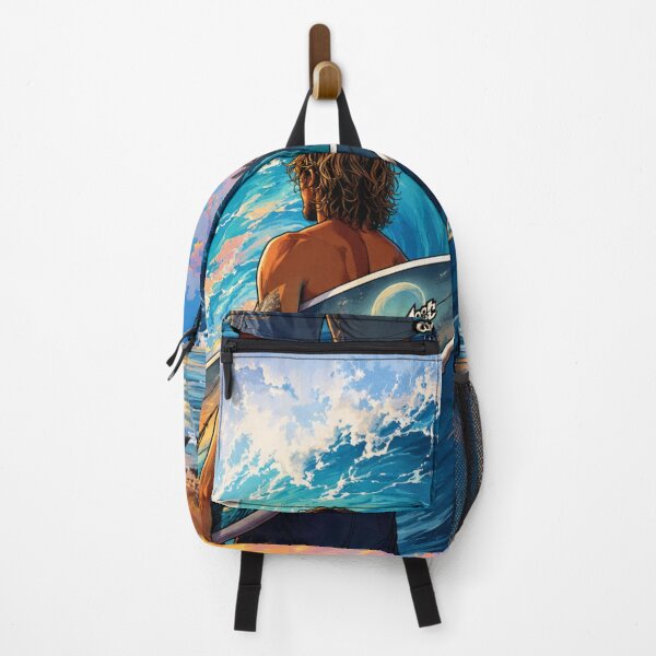 Item preview, Surfer Watching Mystical Floating Sky Islands designed and sold by Mavila Forge.