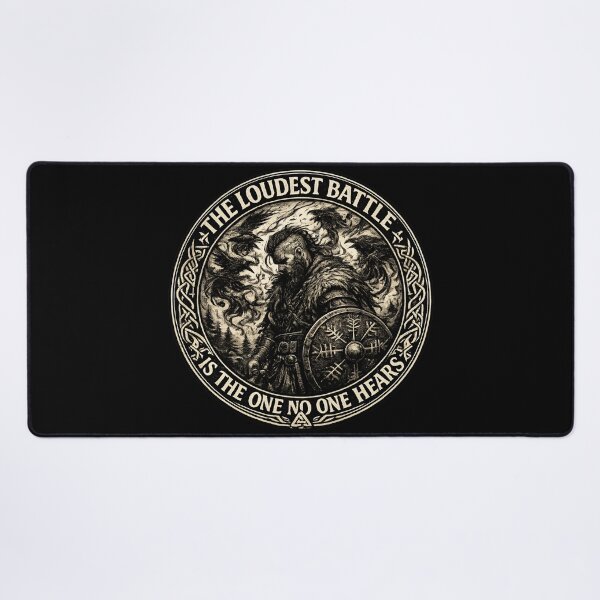 Item preview, The Loudest Battle Is the One No One Hears. designed and sold by Mythborn Saga.