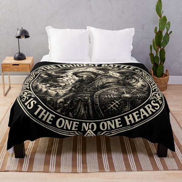 Item preview, The Loudest Battle Is the One No One Hears. designed and sold by Mythborn Saga.