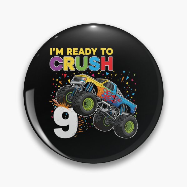 Item preview, I'm Ready To Crush 9 Monster Truck Ninth Birthday Boy designed and sold by PopStars1993.