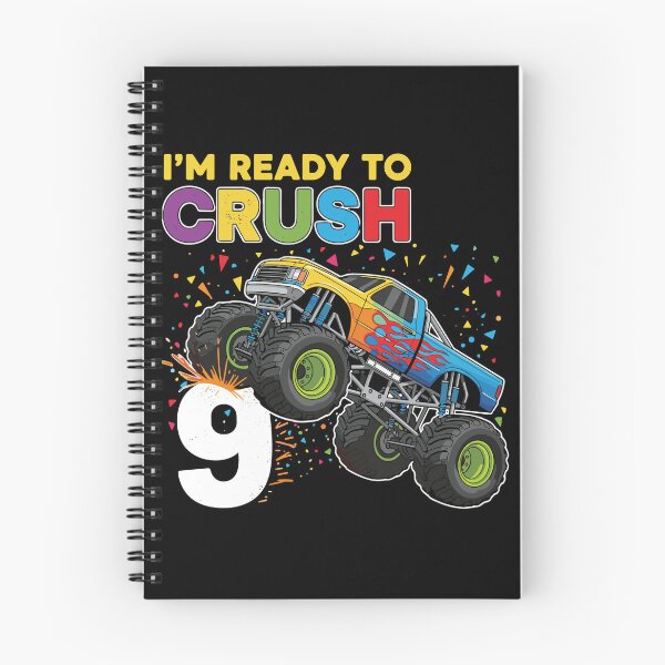 Item preview, I'm Ready To Crush 9 Monster Truck Ninth Birthday Boy designed and sold by PopStars1993.