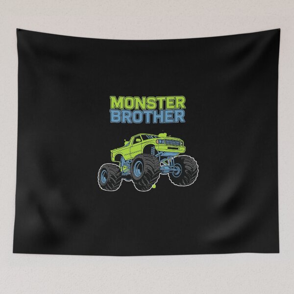Item preview, Monster Brother Monster Truck Kids Sibling Family designed and sold by PopStars1993.