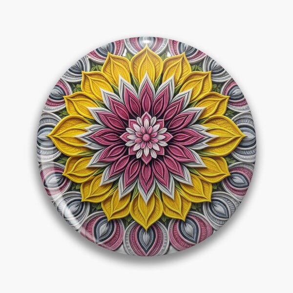 Item preview, Radiant Floral Mandala designed and sold by samuel2025.