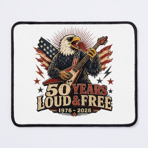 Item preview, Vintage 50 Years Loud Free Rock Guitar American Eagle designed and sold by Orivana.