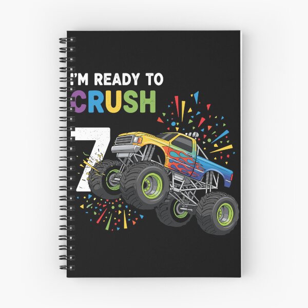 Item preview, I'm Ready To Crush 7 Monster Truck Birthday Seven Year Old Boy designed and sold by PopStars1993.