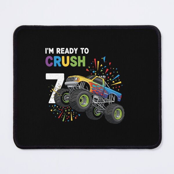 Item preview, I'm Ready To Crush 7 Monster Truck Birthday Seven Year Old Boy designed and sold by PopStars1993.