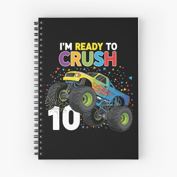 Item preview, I'm Ready To Crush 10 Monster Truck Birthday Boy Ten Years Old Celebration designed and sold by PopStars1993.