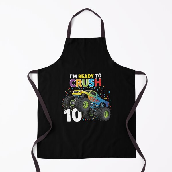 Item preview, I'm Ready To Crush 10 Monster Truck Birthday Boy Ten Years Old Celebration designed and sold by PopStars1993.