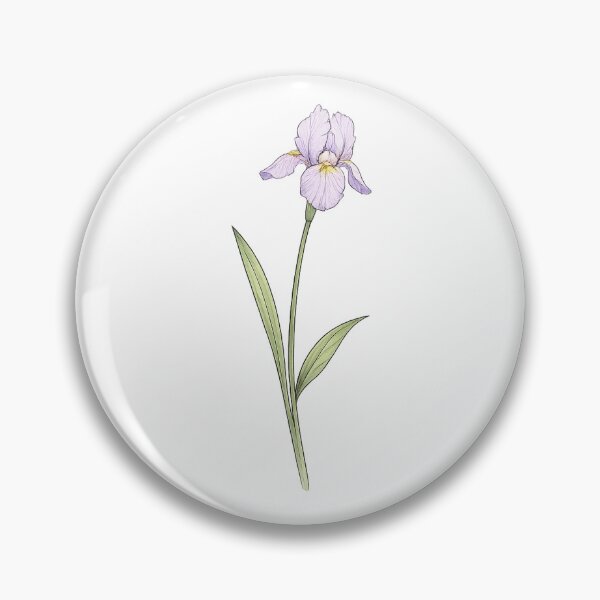 Item preview, Iris flower designed and sold by Side Quest Co..