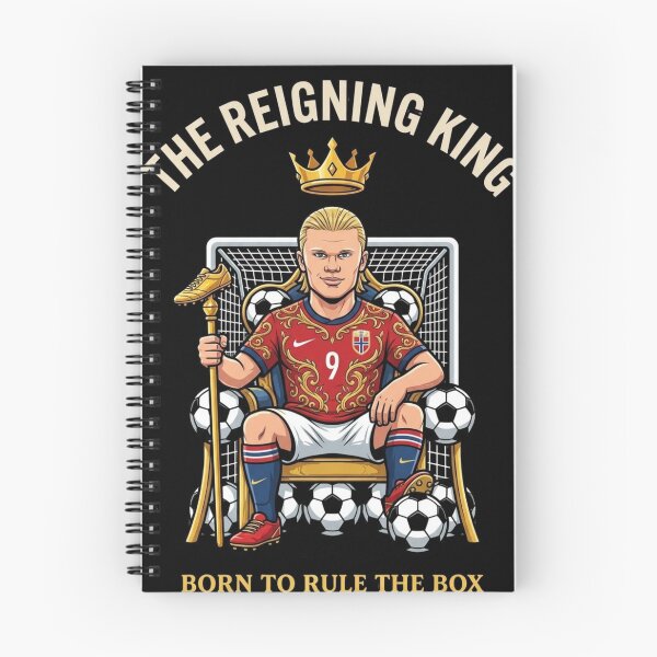 Item preview, The Reigning King erling Norway Football Caricature haaland designed and sold by thenewall.