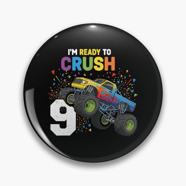 Item preview, I'm Ready To Crush 9 Monster Truck Ninth Birthday Boy designed and sold by PopStars1993.
