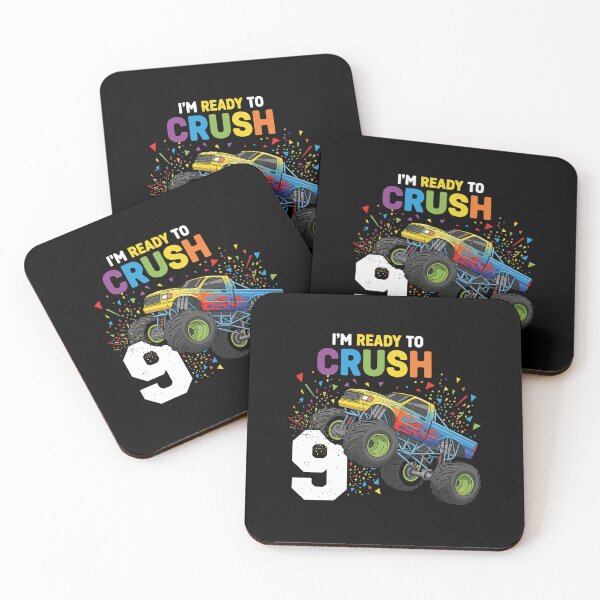 Item preview, I'm Ready To Crush 9 Monster Truck Ninth Birthday Boy designed and sold by PopStars1993.