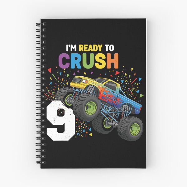 Item preview, I'm Ready To Crush 9 Monster Truck Ninth Birthday Boy designed and sold by PopStars1993.