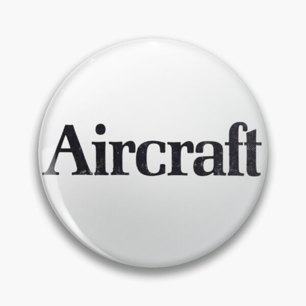 Item preview, just the word Aircraft designed and sold by PilotandPlane.
