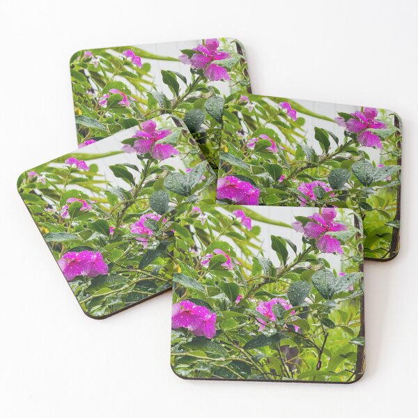 Item preview,  Quiet Bloom - Dewy Purple Bush After Rain - Fresh Garden Serenity designed and sold by QuietBloomDHS.