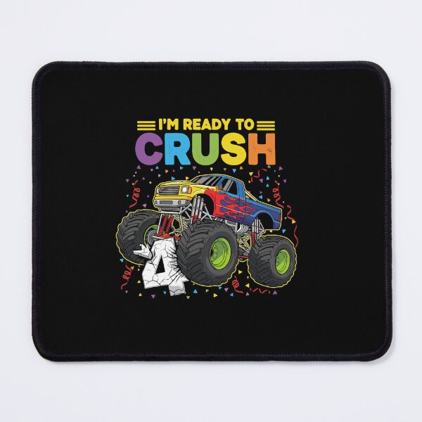 Item preview, I'm Ready To Crush 4th Birthday Monster Truck Four Year Old Boy designed and sold by PopStars1993.