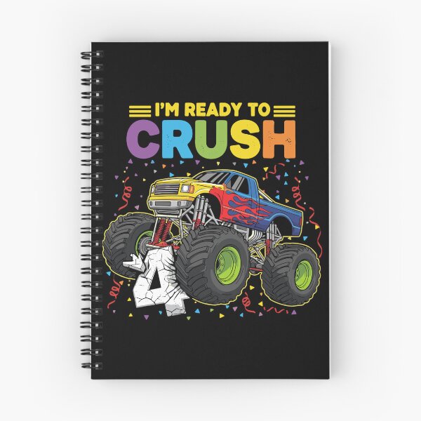 Item preview, I'm Ready To Crush 4th Birthday Monster Truck Four Year Old Boy designed and sold by PopStars1993.
