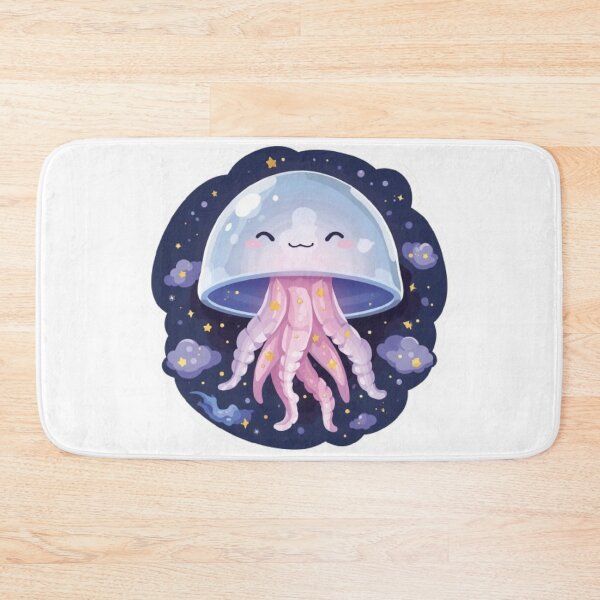 Item preview, Magical Glowing Jellyfish Sticker | Cute Celestial Sea Creature designed and sold by Stylestickers55.