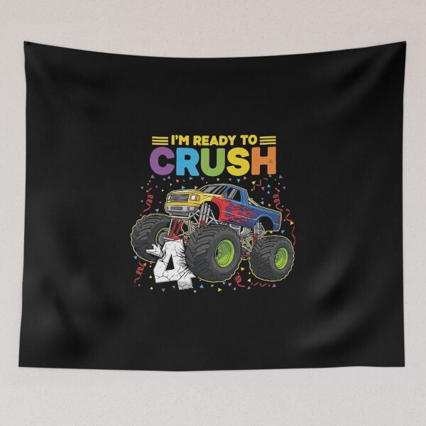Item preview, I'm Ready To Crush 4th Birthday Monster Truck Four Year Old Boy designed and sold by PopStars1993.