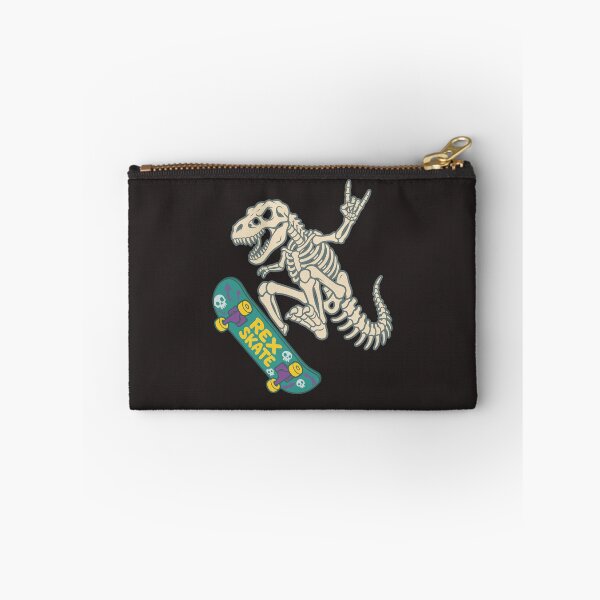 Item preview, Skateboarding T-Rex Skeleton 90s Retro Cartoon For Skater Kids designed and sold by roarsomethings.