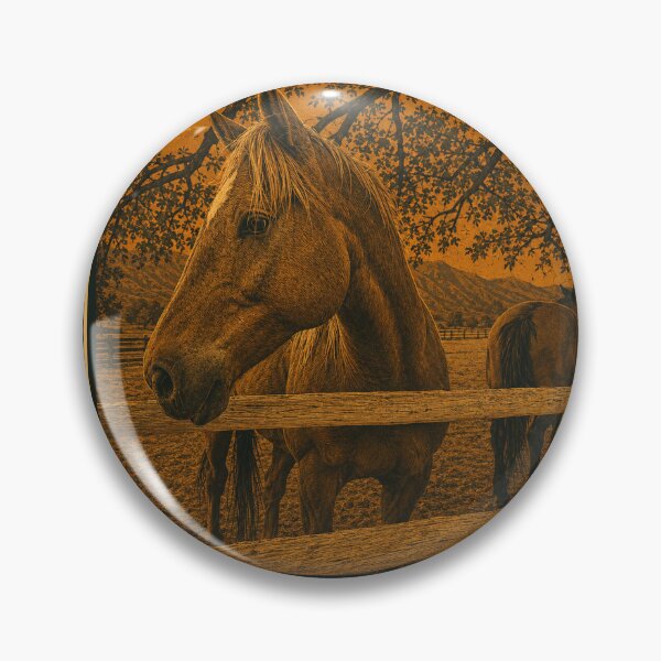 Item preview, Vintage Horse Freedom Sunset Poster designed and sold by TheFableFoxStudio.