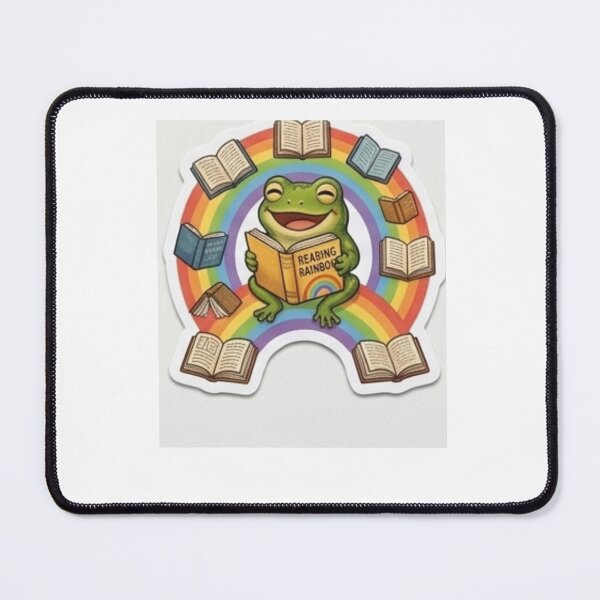 Item preview, Reading Rainbow Frog Book Lover designed and sold by AtlasPixel.