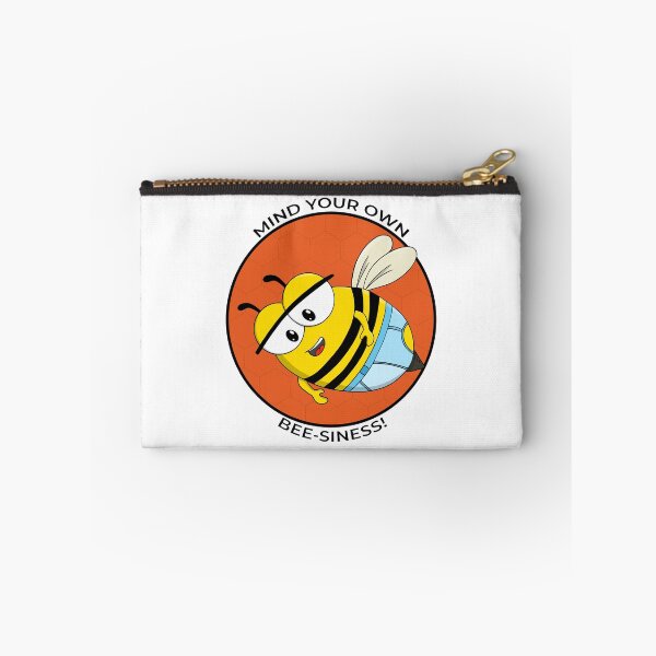 Item preview, Mind Your Own Bee-siness Funny Cartoon Bee designed and sold by shopdiego.