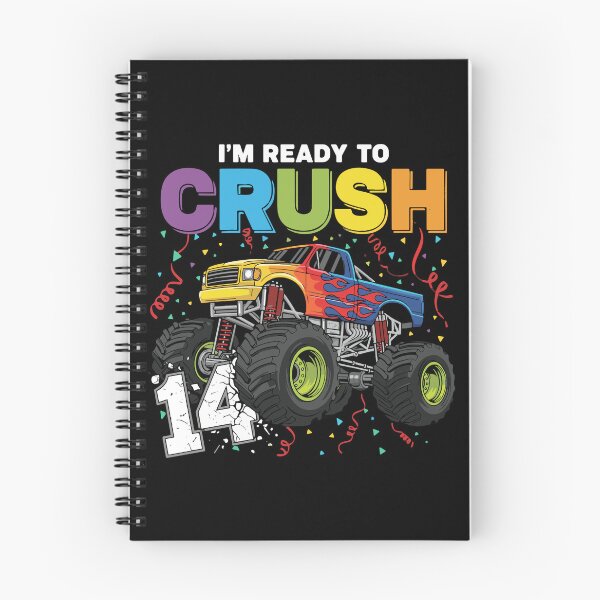 Item preview, I'm Ready To Crush 14 Monster Truck Fourteenth Birthday Boy designed and sold by PopStars1993.