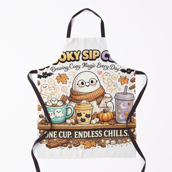 Item preview, Spooky Sip Club Halloween Coffee T-Shirt | Cute Ghost Cozy Coffee Lover Fall Design designed and sold by Rx Graphic Studio.