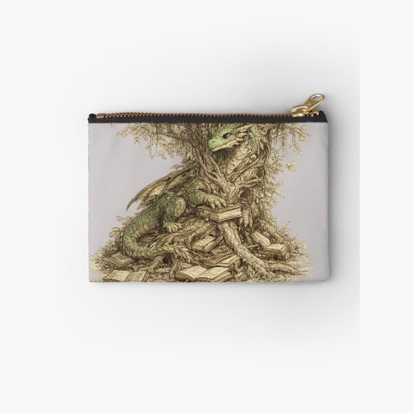 Item preview, Fantasy dragon with book - Pencil Sketch Design designed and sold by DreamCloths12.