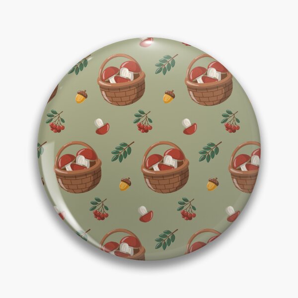 Item preview, Autumn Mushroom Basket Pattern designed and sold by EvLip-Artist.