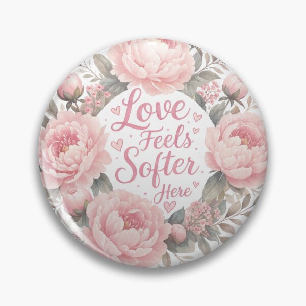 Item preview, Peony : Love Feels Softer Here designed and sold by digital.stickerperso.com.