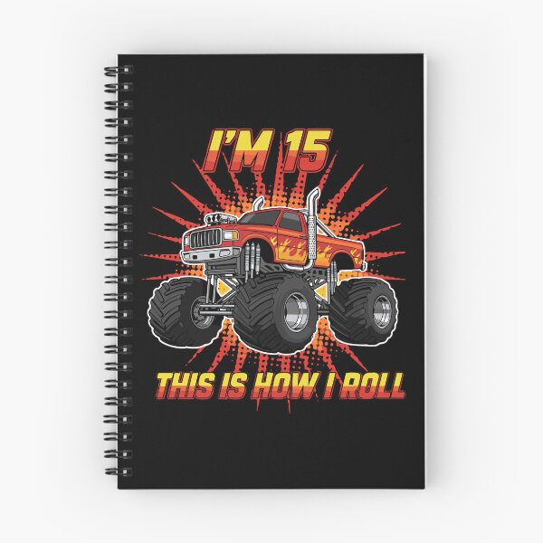Item preview, I'm 15 This Is How I Roll Monster Truck Birthday Fifteen Year Old designed and sold by PopStars1993.