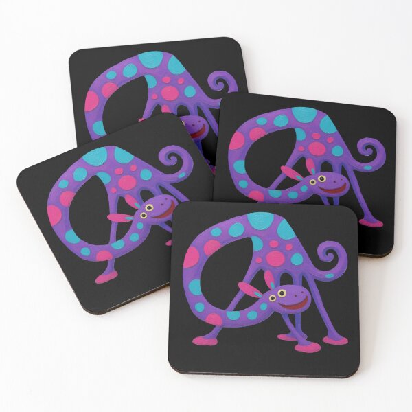 Item preview, Twisty Smiles – Whimsical Purple Creature designed and sold by PatykArt.