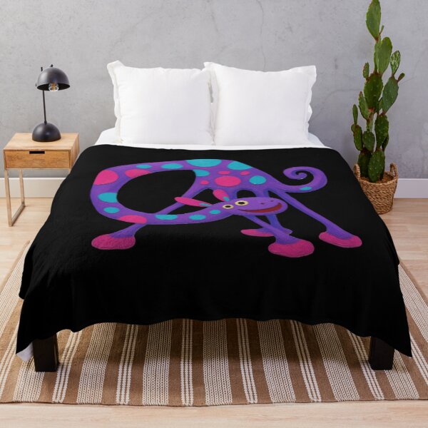 Item preview, Twisty Smiles – Whimsical Purple Creature designed and sold by PatykArt.