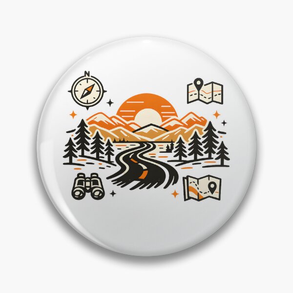Item preview, Mountain Road Trip Adventure | Retro Travel Design T-Shirt designed and sold by VaultVibes.