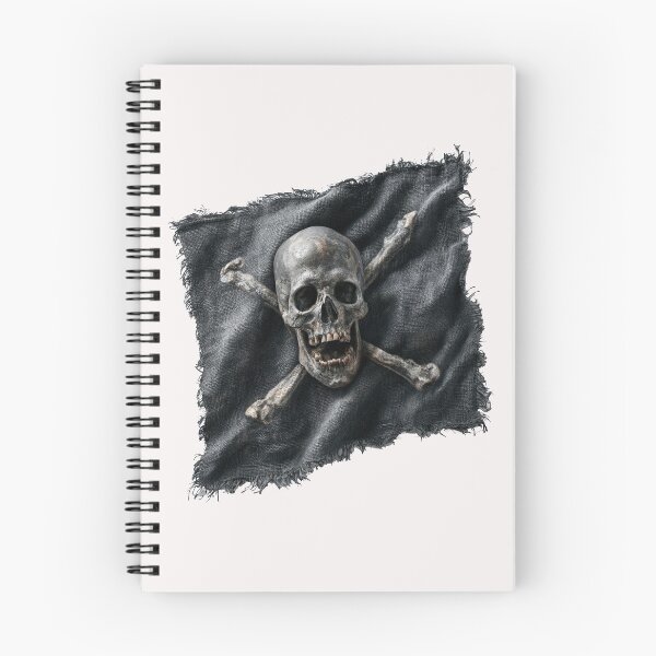 Item preview, Raise the Black Flag! Funky Pirate Skull and Crossbones Rock & Roll Art designed and sold by Ignorant-Artist.