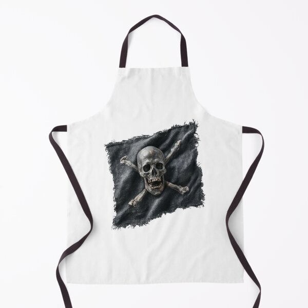 Item preview, Raise the Black Flag! Funky Pirate Skull and Crossbones Rock & Roll Art designed and sold by Ignorant-Artist.