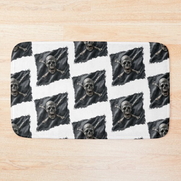 Item preview, Raise the Black Flag! Funky Pirate Skull and Crossbones Rock & Roll Art designed and sold by Ignorant-Artist.