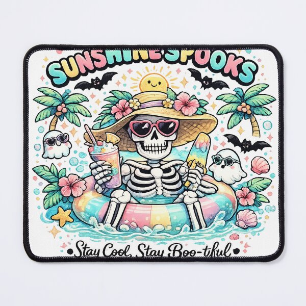 Item preview, Sunshine Spooks Summer Halloween Skeleton T-Shirt | Tropical Spooky Beach Ghost Design designed and sold by Rx Graphic Studio.