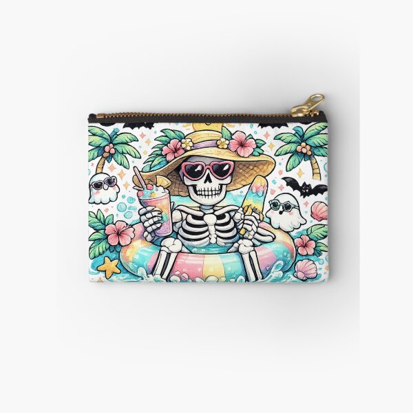Item preview, Sunshine Spooks Summer Halloween Skeleton T-Shirt | Tropical Spooky Beach Ghost Design designed and sold by Rx Graphic Studio.